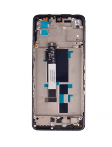 LCD-skärm + pekenhet + främre skal till Xiaomi Poco X3 GT - Svart (Service Pack)