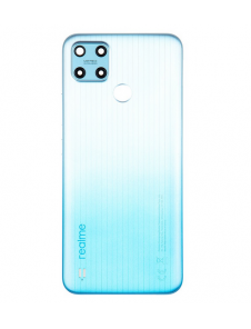 Realme C25 batterilucka - Blå (Service Pack)