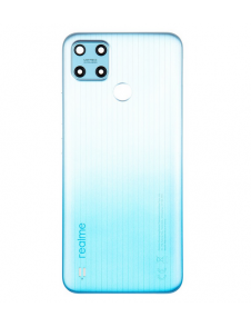Realme C25 batterilucka - Blå (Service Pack)