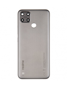 Realme C25 batterikåpa - Grå (Service Pack)