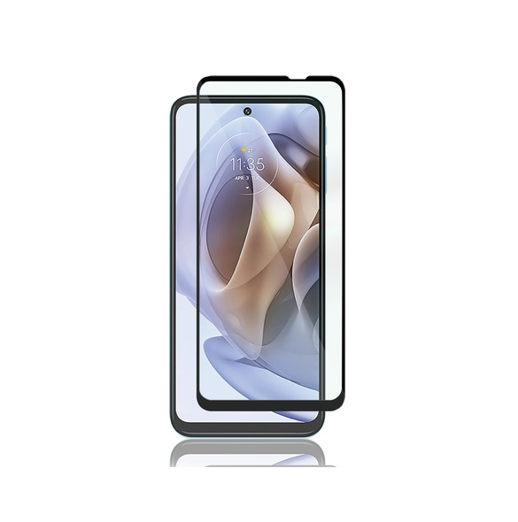 Panzer Motorola Moto G31/G41/71 Full Fit Glas - Svart