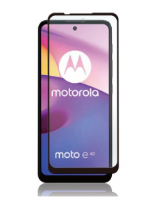 Panzer Motorola Moto E40/E30 Full Fit Glas - Svart