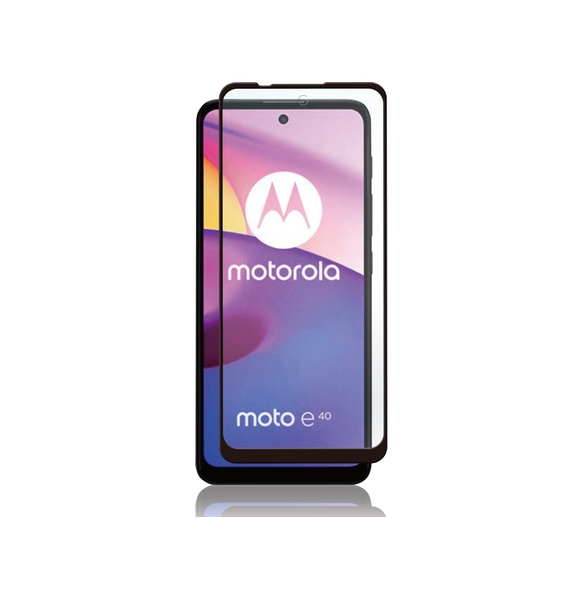Panzer Motorola Moto E40/E30 Full Fit Glas - Svart