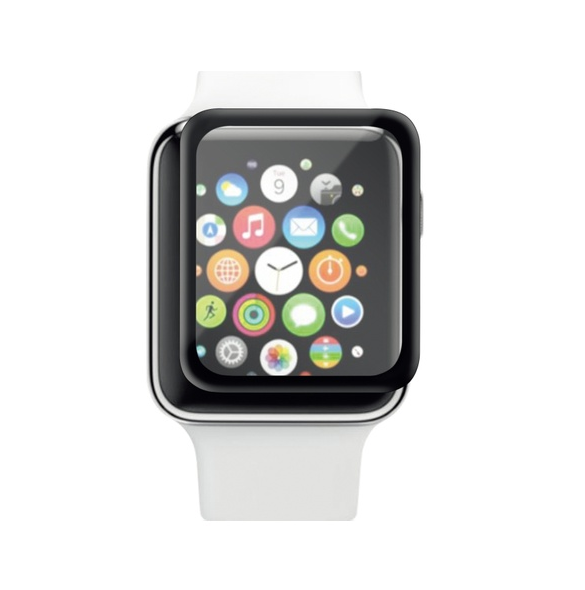Panzer Apple Watch 7 45mm Flexibelt glas - Svart