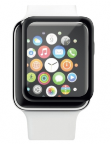 Panzer Apple Watch 7 45mm Flexibelt glas - Svart