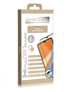 Panzer Xiaomi Redmi 9A/9C Full Fit Glas - Svart