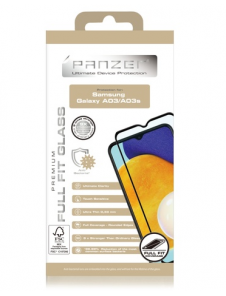 Panzer Samsung Galaxy A03/A03s Full-fit glas - Svart