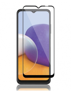 Panzer Samsung Galaxy A22 5G Full-fit glas - Svart