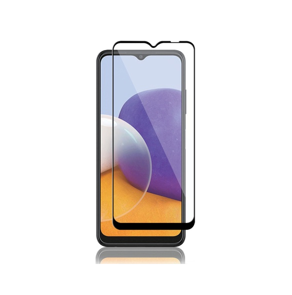 Panzer Samsung Galaxy A22 5G Full-fit glas - Svart