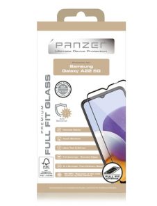 Panzer Samsung Galaxy A22 5G Full-fit glas - Svart