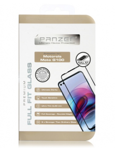 Panzer Motorola Moto G100 Full-fit glas - Svart