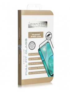 Panzer Huawei P40 Lite, Full-fit Glas - Svart