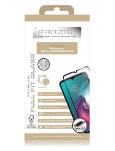 Panzer Motorola Moto G20/G30/G50 Full-fit glas - Svart