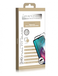 Panzer Motorola Moto G20/G30/G50 Full-fit glas - Svart