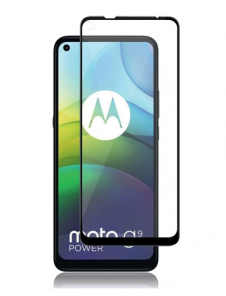 Panzer Motorola Moto G9 Power Full-fit glas - Svart