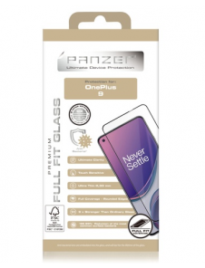 Panzer OnePlus 9 Full-fit glas - Svart