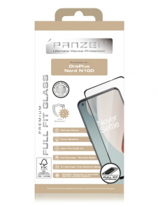 Panzer OnePlus Nord N100 Full-fit glas - Svart