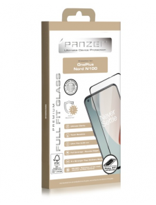 Panzer OnePlus Nord N100 Full-fit glas - Svart