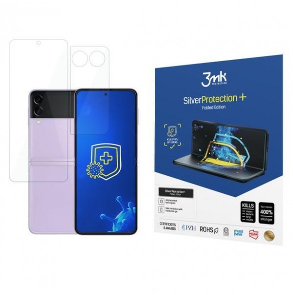 3MK Silver Protect + Samsung Galaxy Z Flip 3 5G Folded Edition Wet Mount Antimikrobiell film
