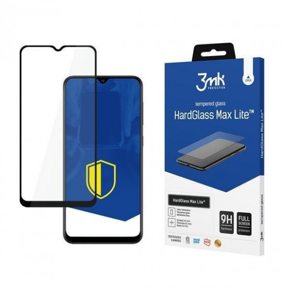 3MK HardGlass Max Lite Samsung Galaxy A03s 4G - Svart