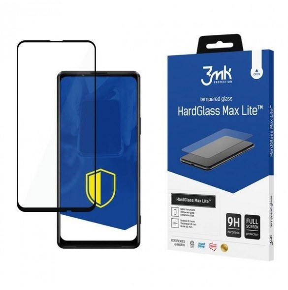 3MK HardGlass Max Lite Sony Xperia 1 III 5G - Svart
