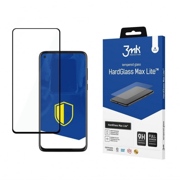 3MK HardGlass Max Lite Motorola Moto G Power - Svart