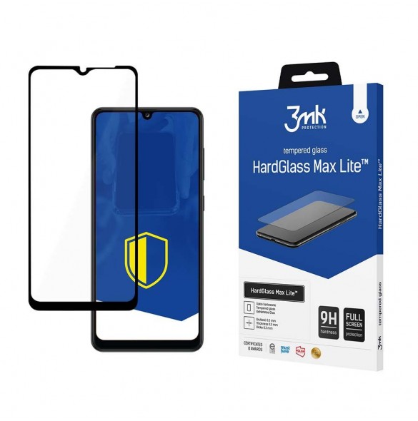 3MK HardGlass Max Lite Samsung Galaxy A12 / A32 5G - Svart