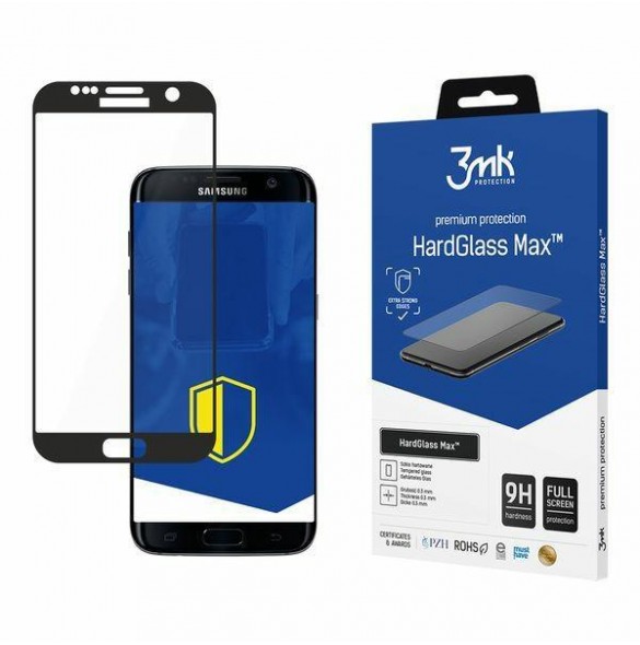 3MK HardGlass Max Samsung Galaxy S7 Edge - Svart
