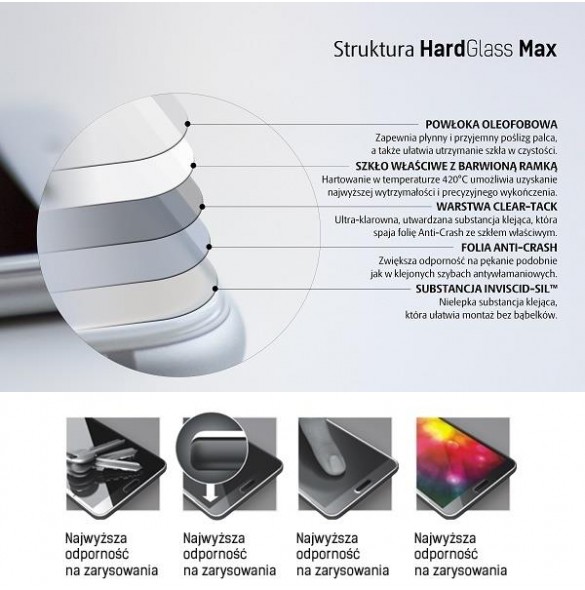 3MK HardGlass Max iPhone XR - Svart
