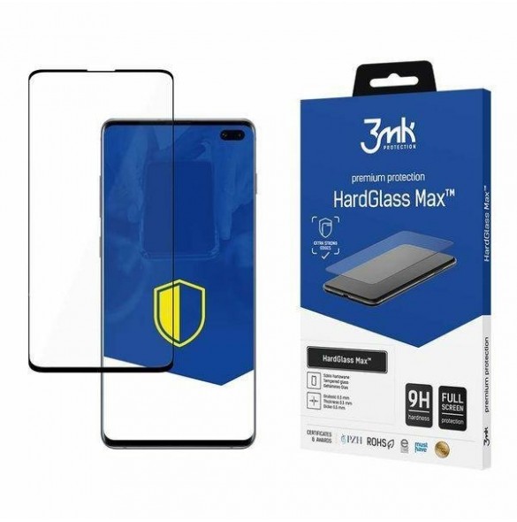 3MK HardGlass Max Samsung Galaxy S10 Plus - Svart
