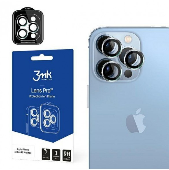3MK Lens Protection Pro Kameralinsskydd med monteringsram för iPhone 13 Pro / 13 Pro Max