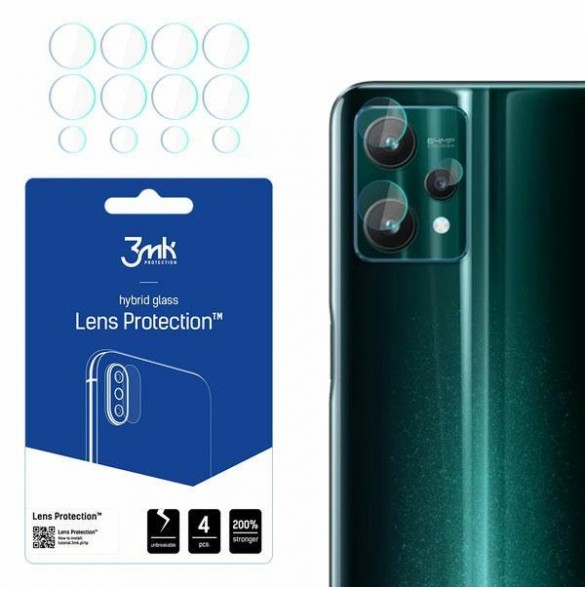3MK Lens Protection Pro Kameralinsskydd 4 st. för Realme 9 Pro