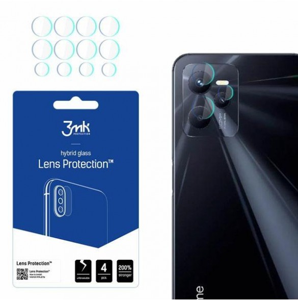 3MK Lens Protection Pro Kameralinsskydd 4 st. för Realme C35