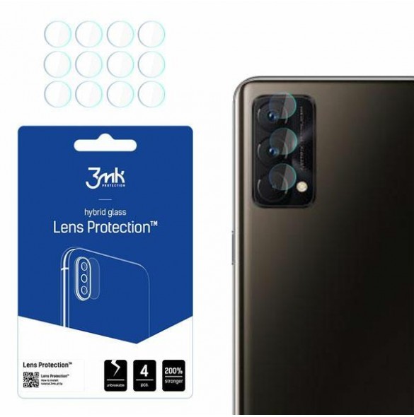3MK Lens Protection Pro Kameralinsskydd 4 st. för Realme GT Master