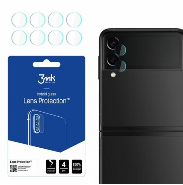 3MK Lens Protection Pro Kameralinsskydd 4 st. för Samsung Galaxy Z Flip 3