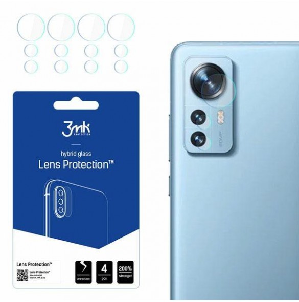 3MK Lens Protection Pro Kameralinsskydd 4 st. för Xiaomi 12/12X