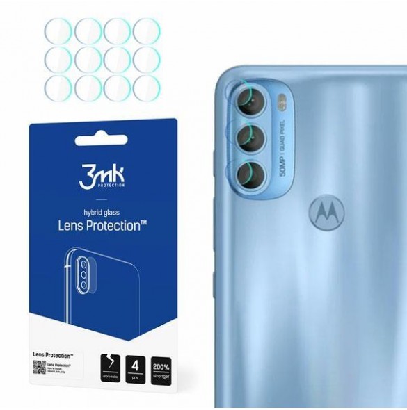 3MK Lens Protection Pro Kameralinsskydd 4 st. för Motorola Moto G71 5G