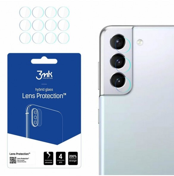 3MK Lens Protection Pro Kameralinsskydd 4 st. för Samsung Galaxy S22