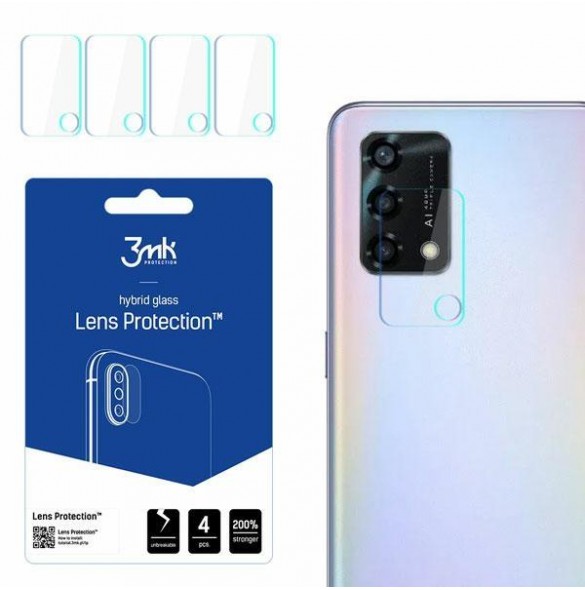 3MK Lens Protection Pro Kameralinsskydd 4 st. för Oppo Reno6 Lite