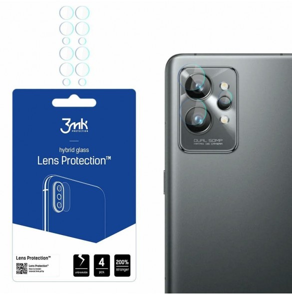 3MK Lens Protection Pro Kameralinsskydd 4 st. för Realme GT 2 Pro