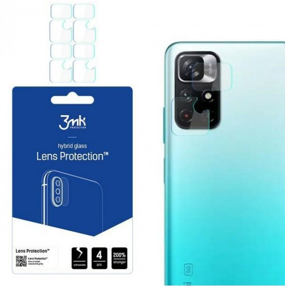 3MK Lens Protection Pro Kameralinsskydd 4 st. för Xiaomi Redmi Note 11 5G