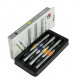 Baku BK-3335A Precision Skruvmejsel Set Innehåller T2, T3, T4, T5, T6, & +2.0 Philips