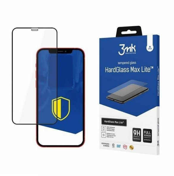 3MK HG Max Lite iPhone 13 Mini - Svart