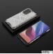 JollyFX Honeycomb fodral pansarfodral med en gelram för Xiaomi Redmi K40 Pro Plus / K40 Pro / K40 / Poco F3 - Genomskinlig