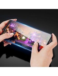 Dux Ducis 9D härdat glas helskärm 9H helskärmshärdat glas med ram för Samsung Galaxy A73 - Svart (väskvänlig)