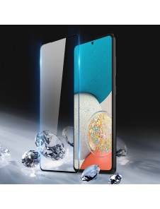 Dux Ducis 9D härdat glas helskärm 9H helskärmshärdat glas med ram för Samsung Galaxy A73 - Svart (väskvänlig)
