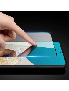 Dux Ducis 9D härdat glas helskärm 9H helskärmshärdat glas med ram för Samsung Galaxy A73 - Svart (väskvänlig)