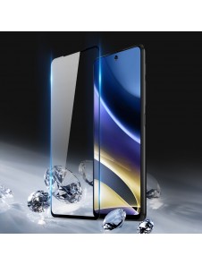 Dux Ducis 9D härdat glas helskärm 9H helskärmshärdat glas med ram för Motorola Moto G51 5G - Svart (väskvänlig)