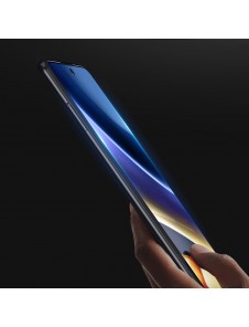 Dux Ducis 9D härdat glas helskärm 9H helskärmshärdat glas med ram för Motorola Moto G51 5G - Svart (väskvänlig)
