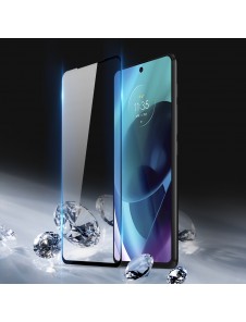 Dux Ducis 9D härdat glas helskärm 9H helskärmshärdat glas med ram för Motorola Moto G71 5G - Svart (väskvänlig)